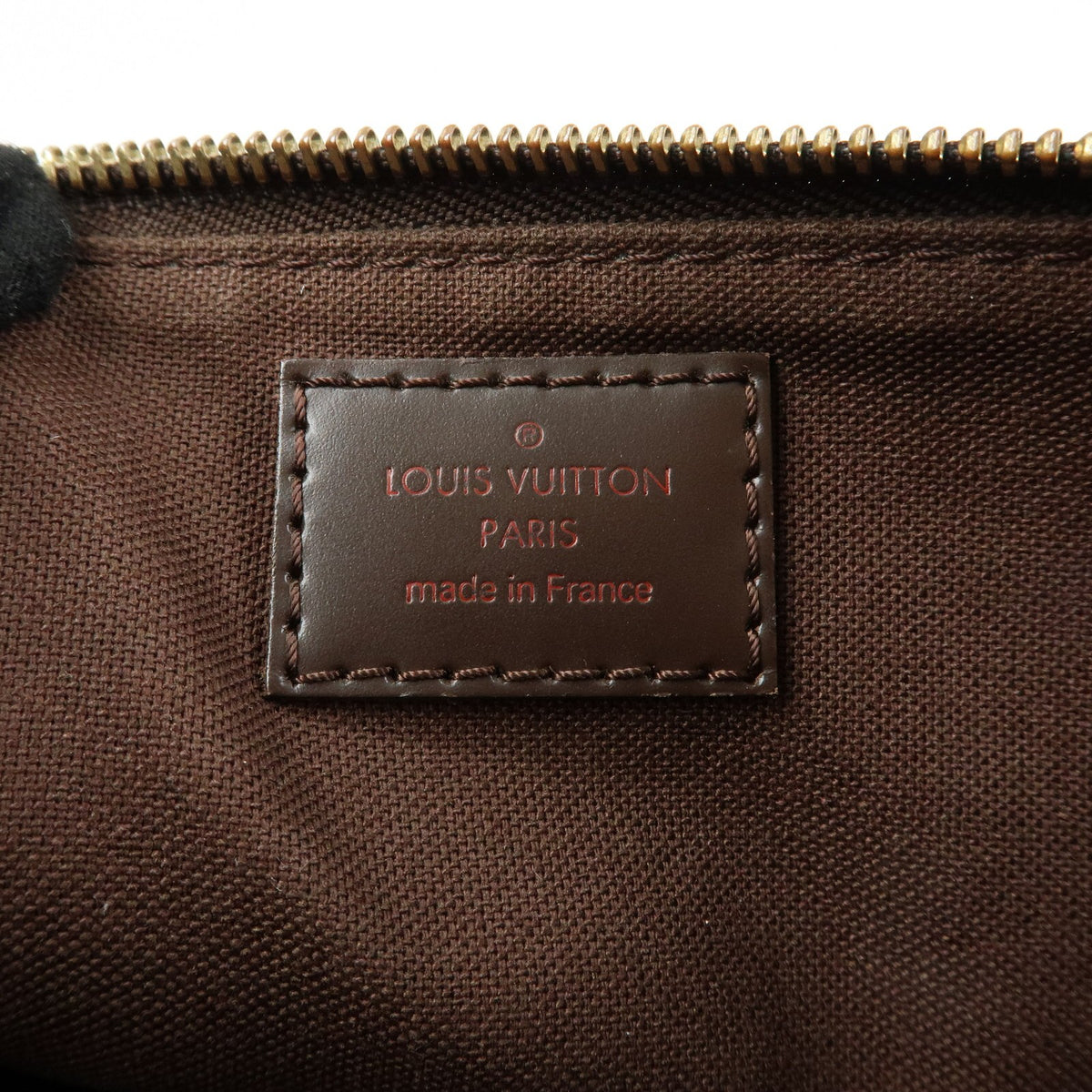Louis Vuitton Brooklyn Pochette Plate Damier Brown Canvas Clutche & Pouche Bag (Pre-Owned)
