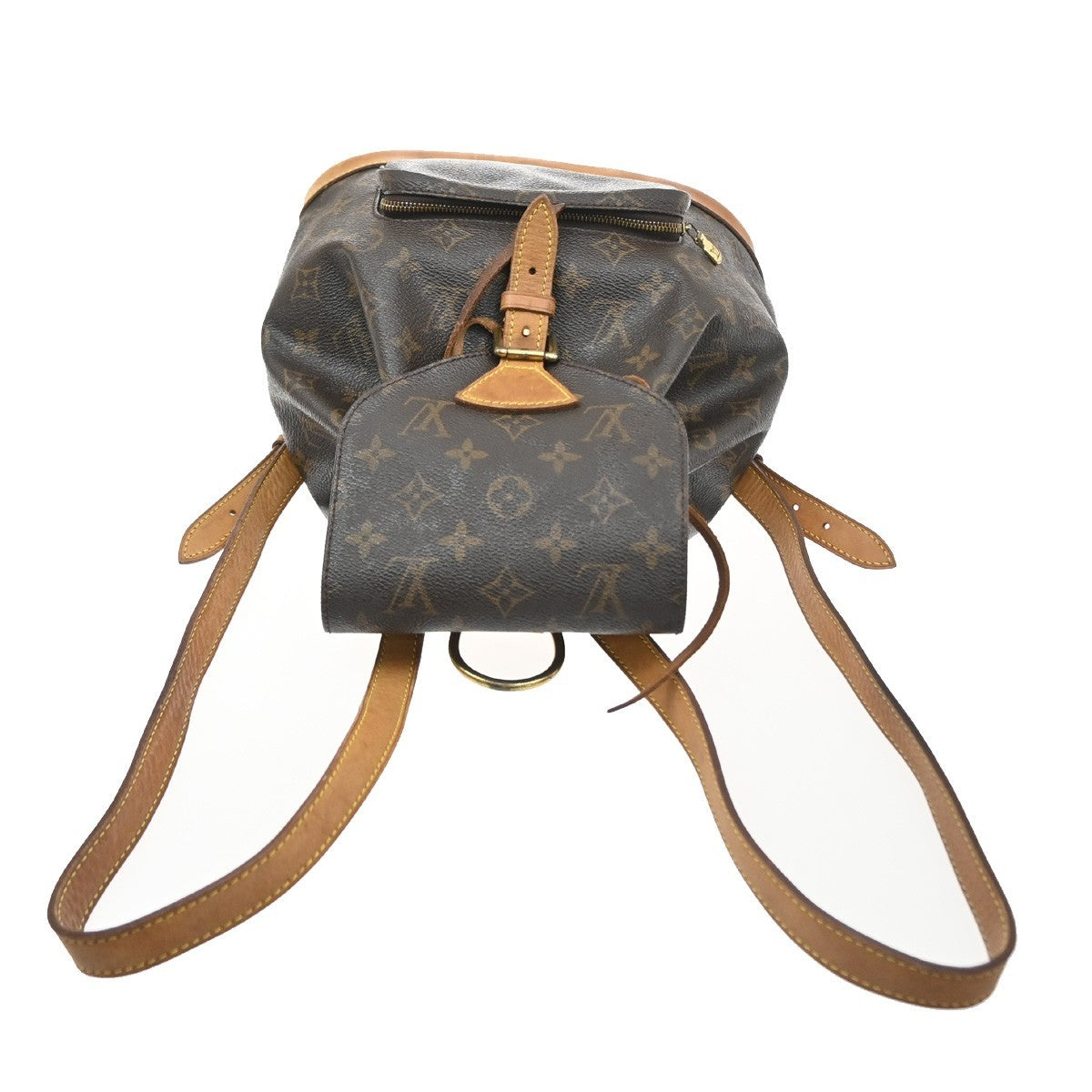 Louis Vuitton Montsouris Monogram Brown Canvas Backpack Bag (Pre-Owned)