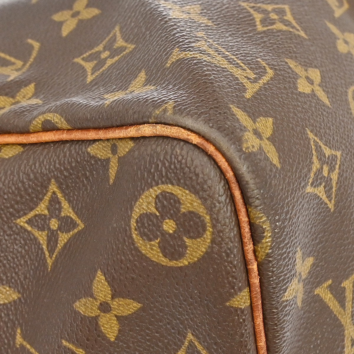 Louis Vuitton Keepall Bandouliere Monogram Canvas Brown Canvas Travel Bag Bag (Pre-Owned)
