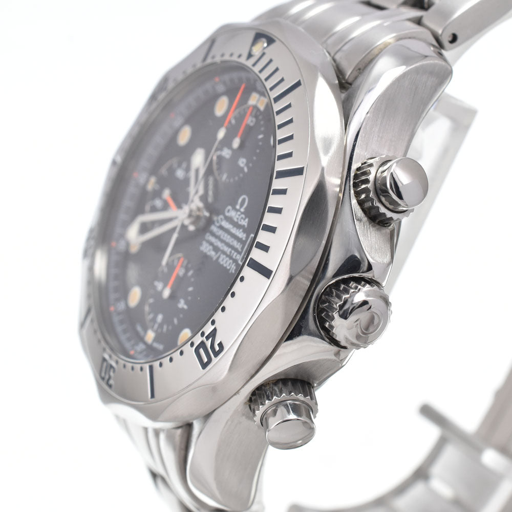Omega Seamaster Diver 300M Chronometer Chronograph Automatic Stainless Steel Watch (Pre-Owned)
