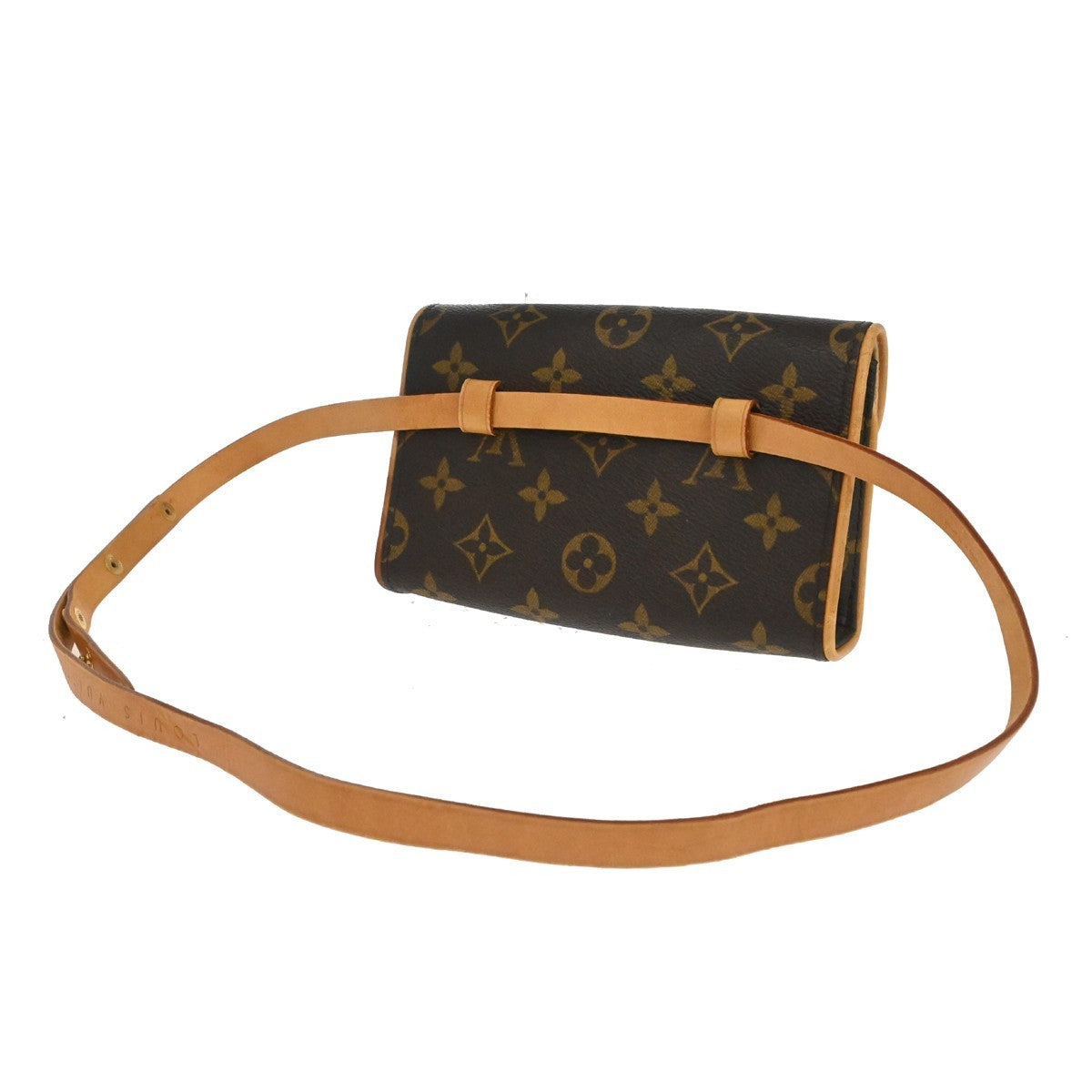 Louis Vuitton Florentine Monogram Brown Canvas Clutche & Pouche Bag (Pre-Owned)