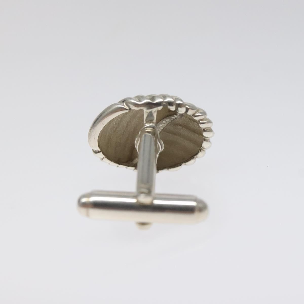 Tiffany & Co. Shell-Style Line Oval Cuffs Silver 925 Silver Silver Jewelry (Pre-Owned)