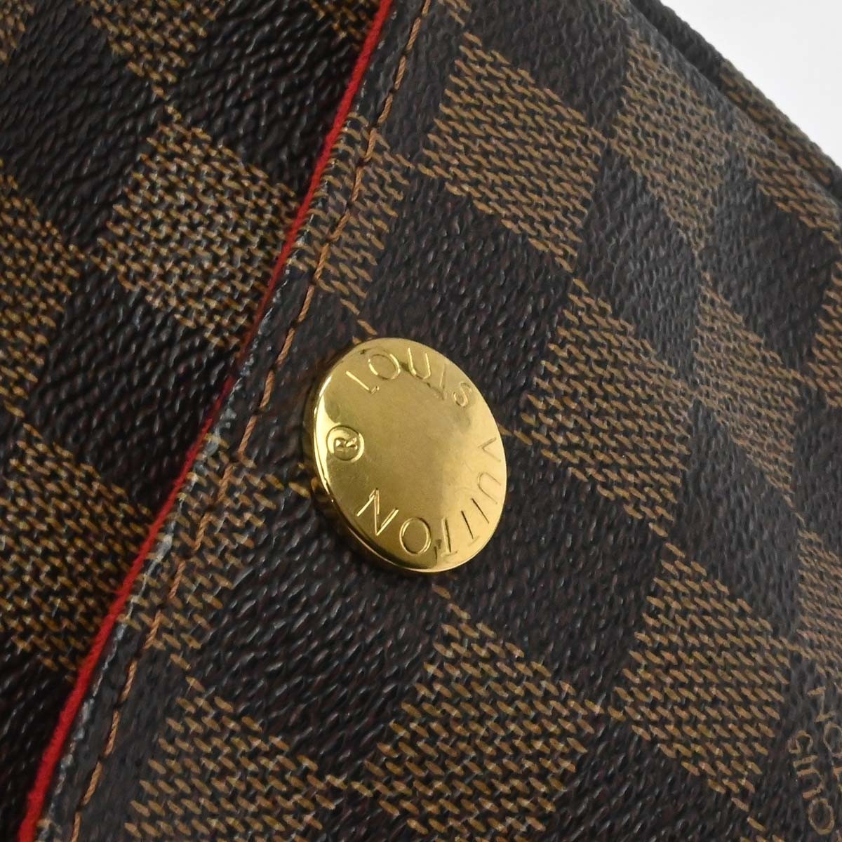 Louis Vuitton Rift Damier Brown Canvas Handbag (Pre-Owned)
