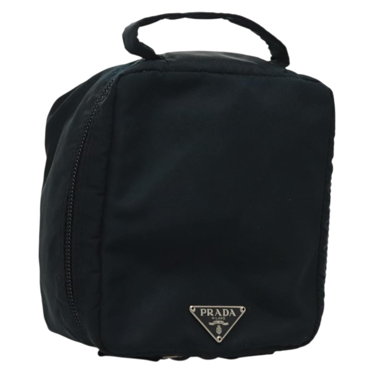 Prada Zip Around Toiletry Tessuto Navy Nylon Clutche & Pouche Bag (Pre-Owned)