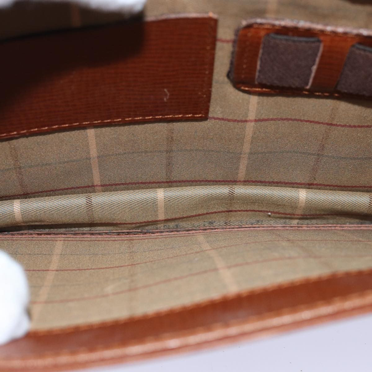 Burberry Vintage Leather Brown Leather Clutche & Pouche Bag (Pre-Owned)