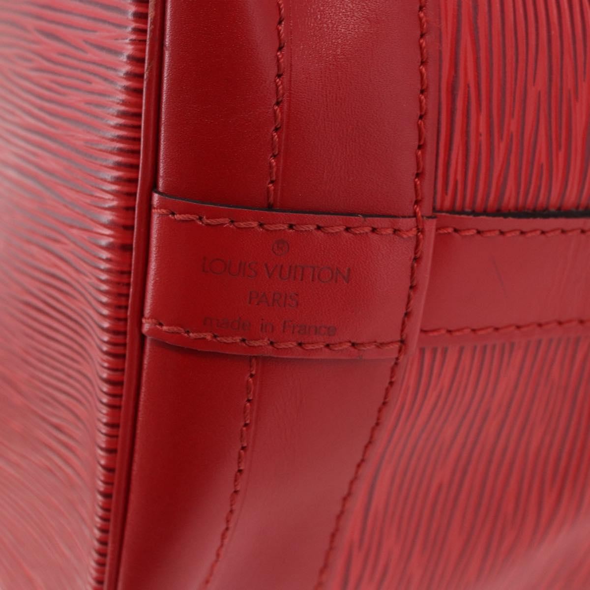 Louis Vuitton Noe Epi Leather Red Leather Shoulder Bag Bag (Pre-Owned)