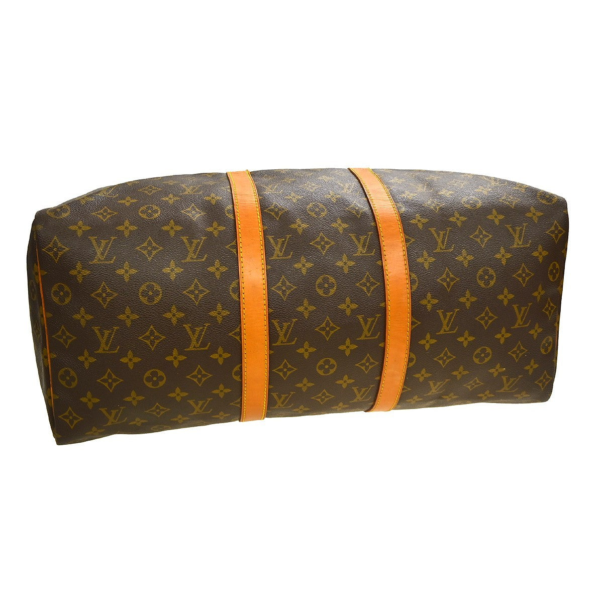 Louis Vuitton Keepall Monogram Canvas Brown Canvas Travel Bag Bag (Pre-Owned)