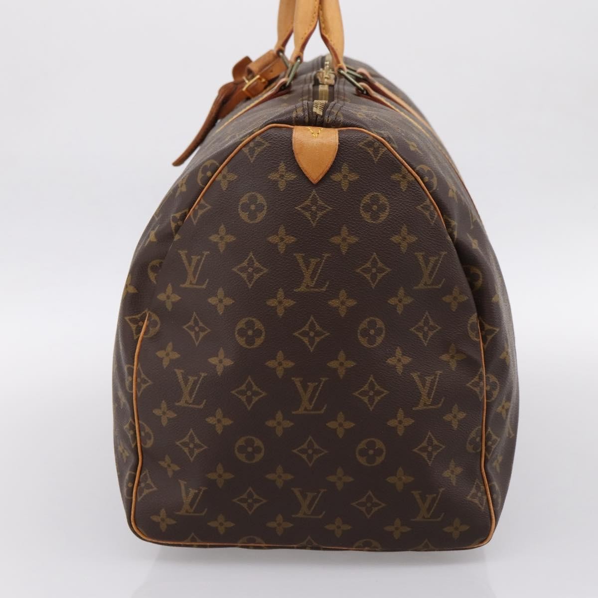 Louis Vuitton Keepall Monogram Canvas Brown Canvas Travel Bag Bag (Pre-Owned)