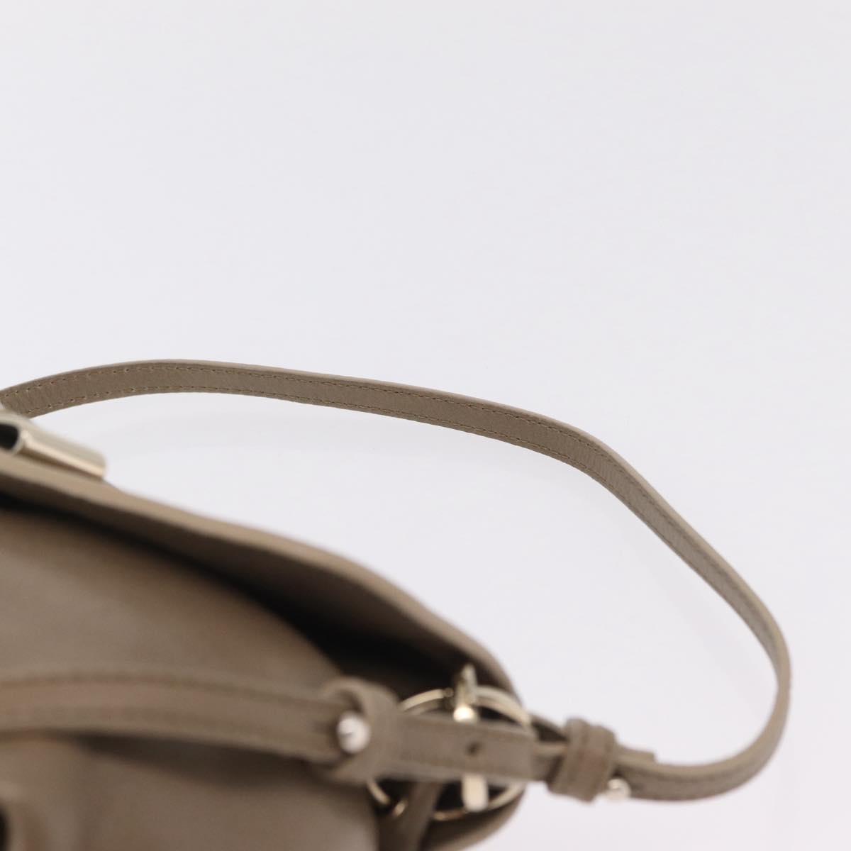 Chloe Lily Leather Beige Leather Shoulder Bag Bag (Pre-Owned)