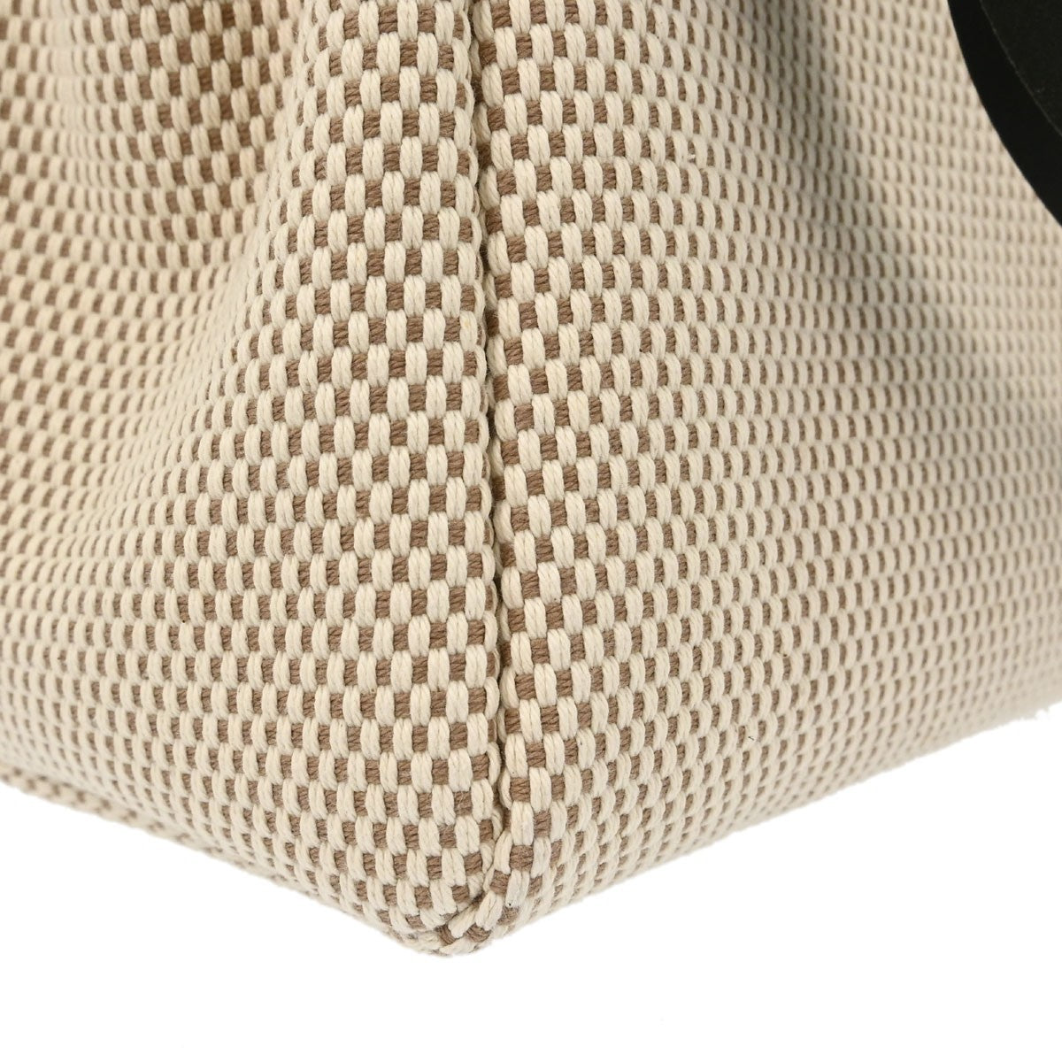 Hermes Herbag Cabas Toile And Leather Beige Canvas Tote Bag Bag (Pre-Owned)