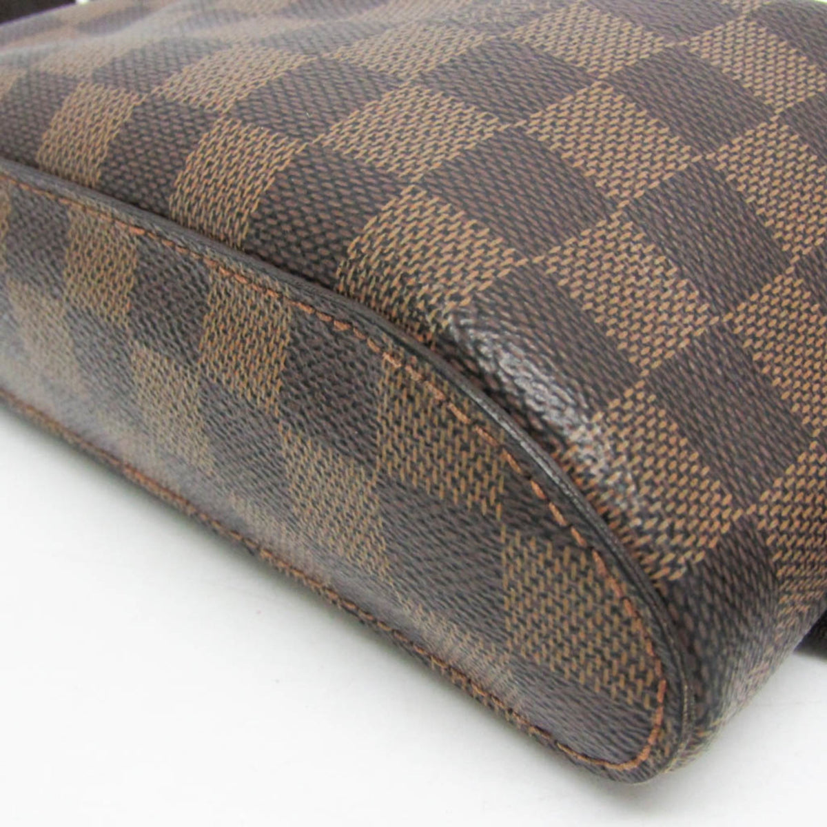Louis Vuitton Geronimos Waist Damier Ebene Brown Canvas Shoulder Bag Bag (Pre-Owned)