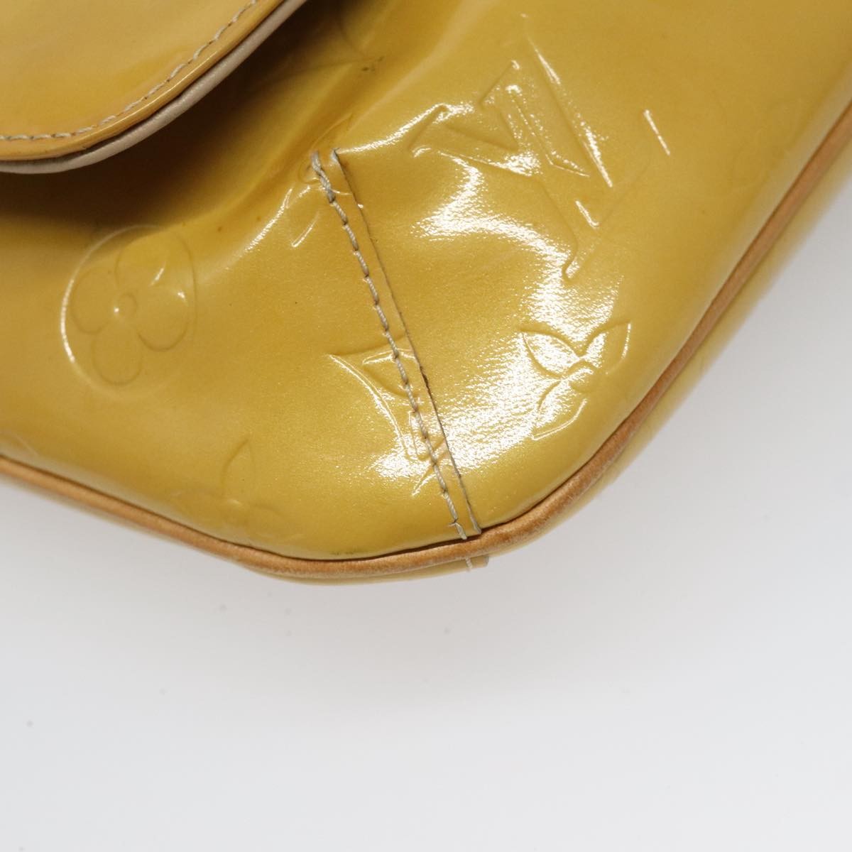 Louis Vuitton Thompson Street Monogram Vernis Beige Patent_Leather Shoulder Bag Bag (Pre-Owned)