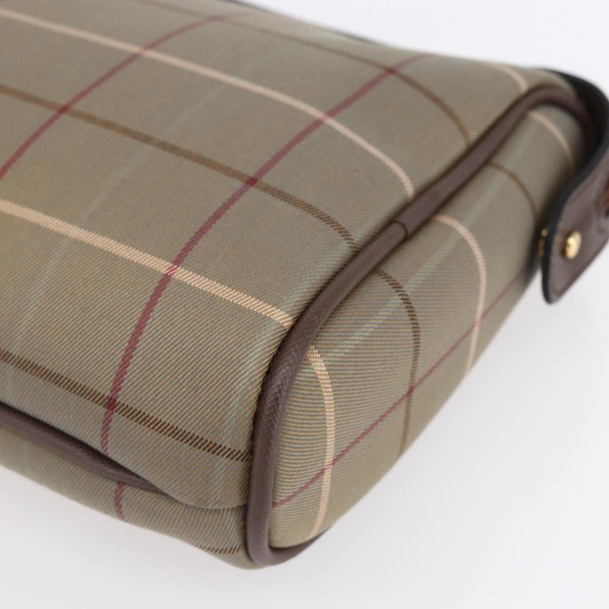 Burberry Nova Check Pochette Canvas Beige Canvas Clutche & Pouche Bag (Pre-Owned)