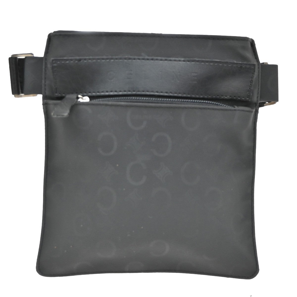 Celine Macadam Waist Nylon Black Canvas Backpack Bag (Pre-Owned)