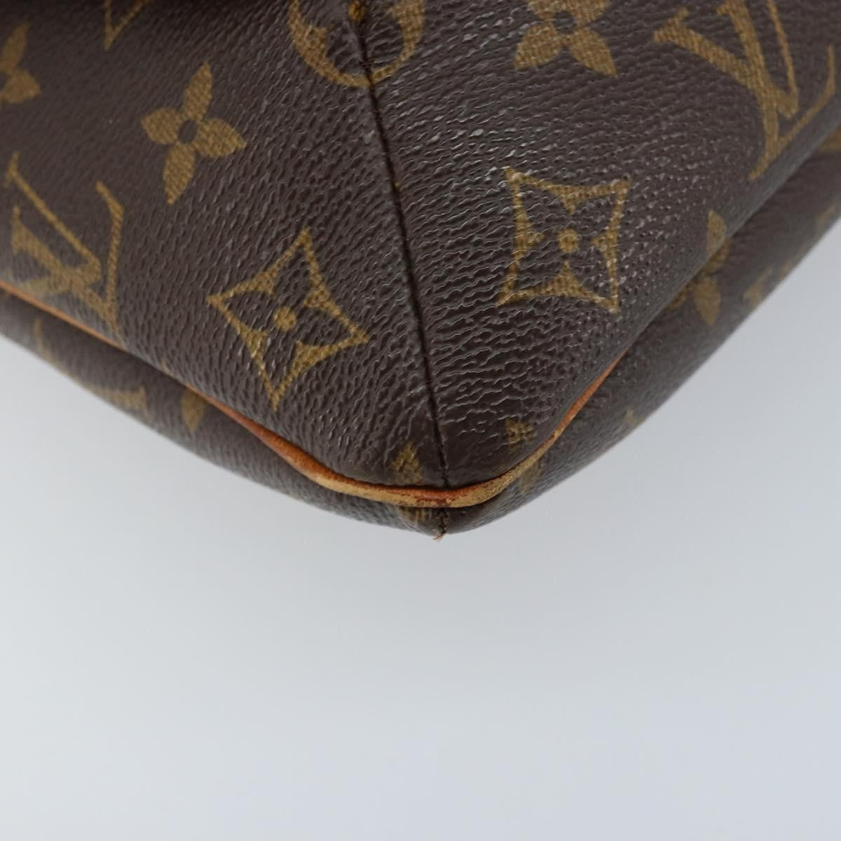 Louis Vuitton Musette Monogram Canvas Brown Canvas Shoulder Bag Bag (Pre-Owned)