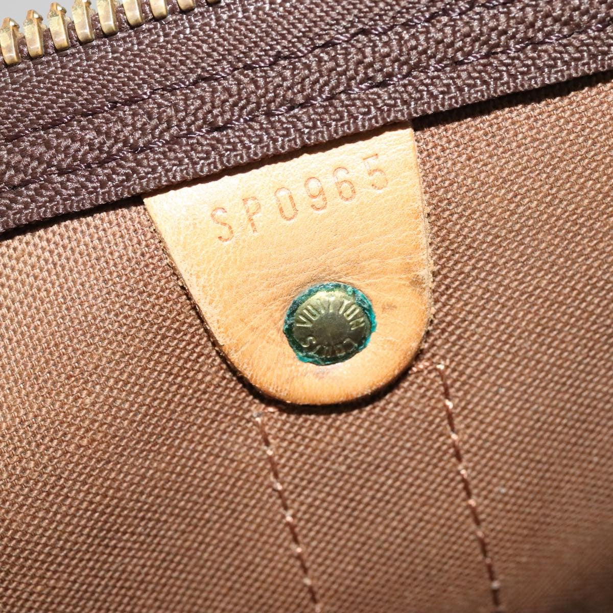 Louis Vuitton Keepall Monogram Canvas Brown Canvas Travel Bag Bag (Pre-Owned)