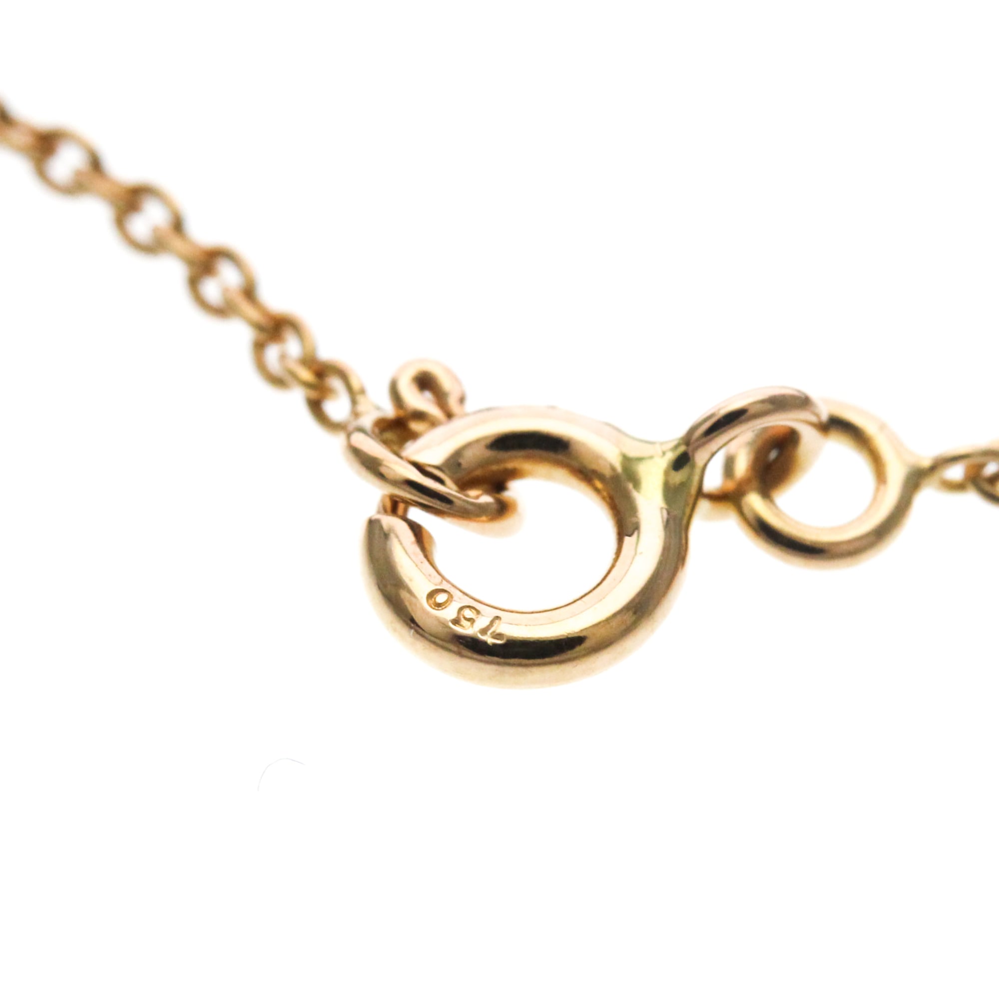 Christian Dior Rose Des Vents 18K Rose Gold With Diamonds Gold Pink_Gold Necklace Jewelry (Pre-Owned)