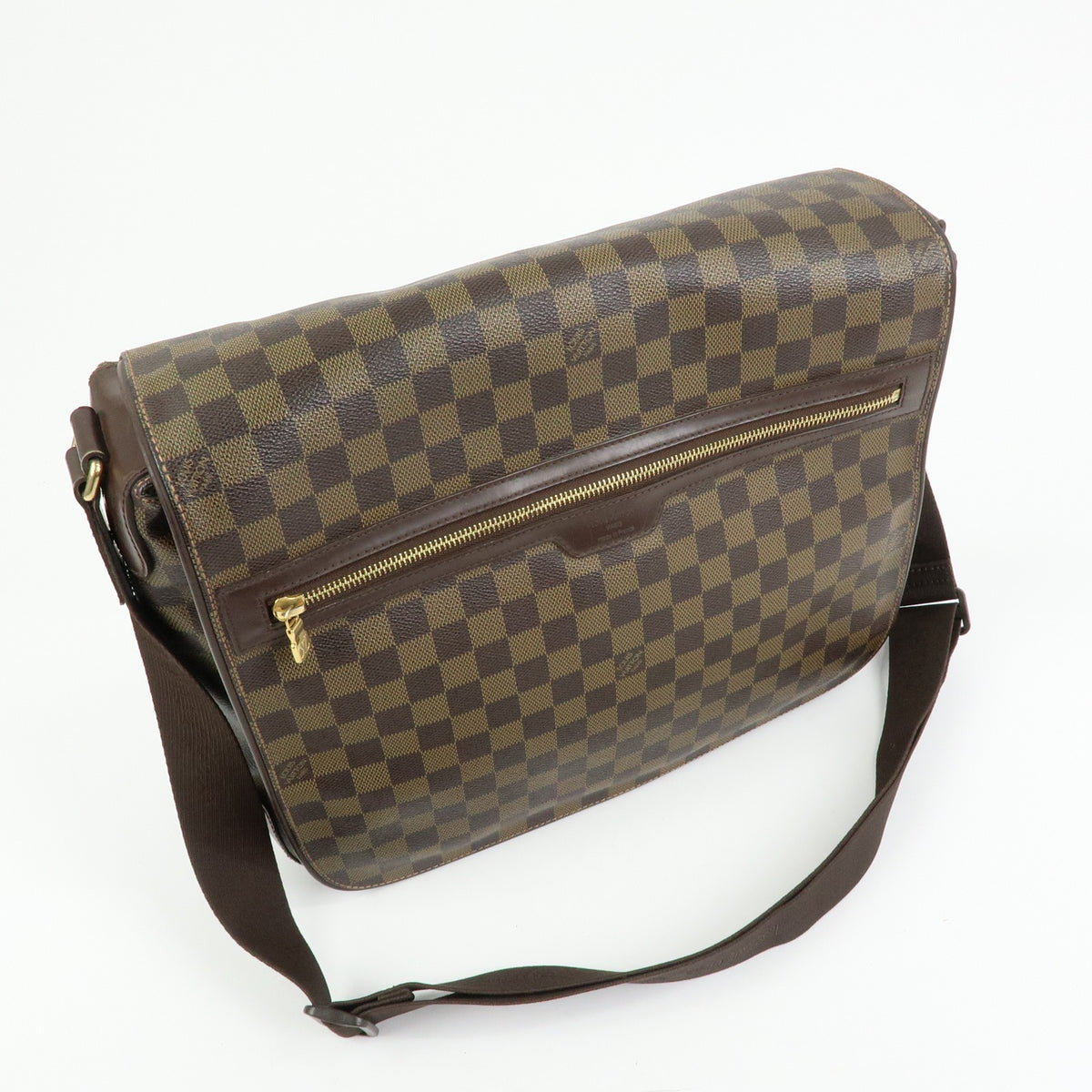 Louis Vuitton Spencer Messenger Damier Brown Canvas Handbag (Pre-Owned)