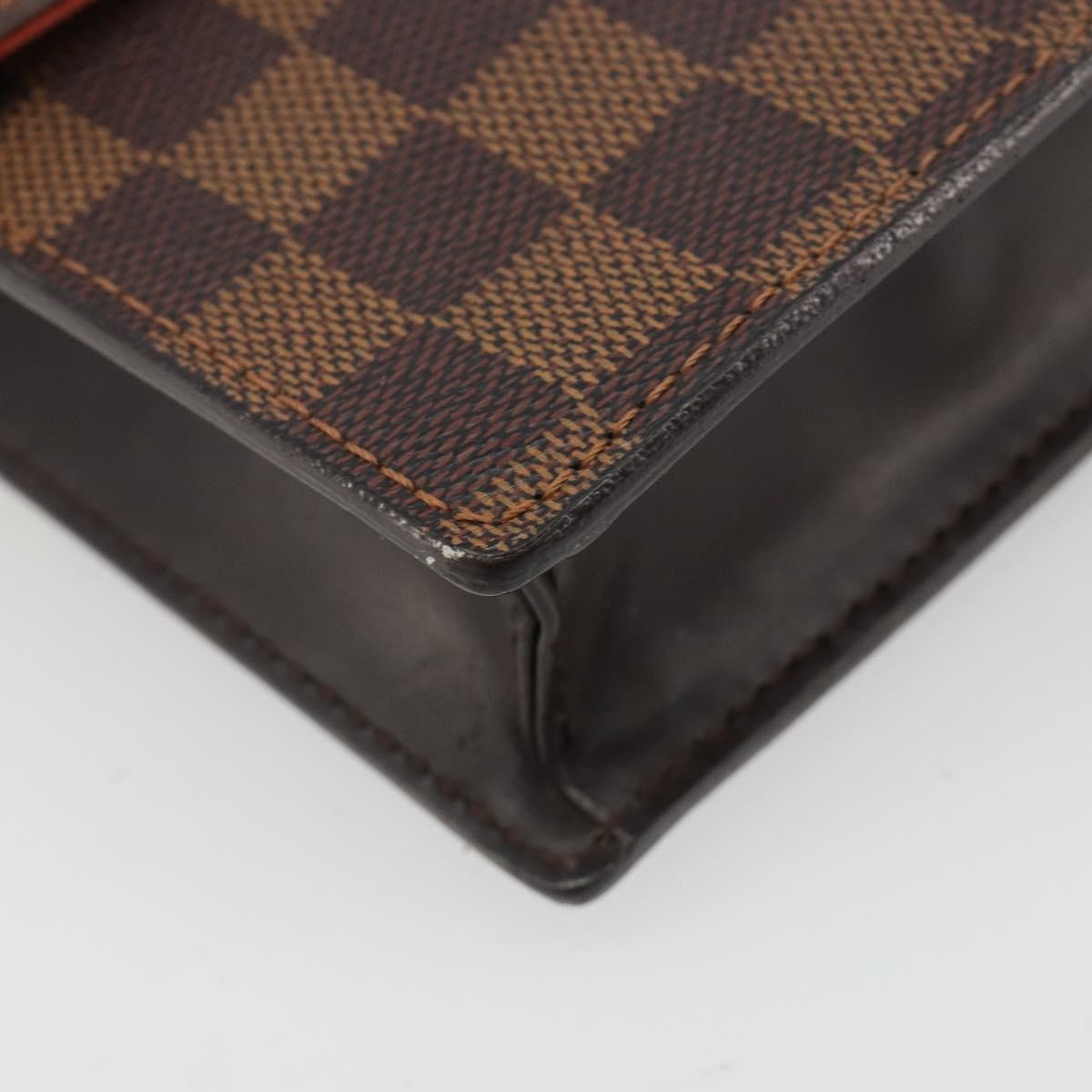 Louis Vuitton Portobello Messenger Damier Ebene Brown Canvas Shoulder Bag Bag (Pre-Owned)
