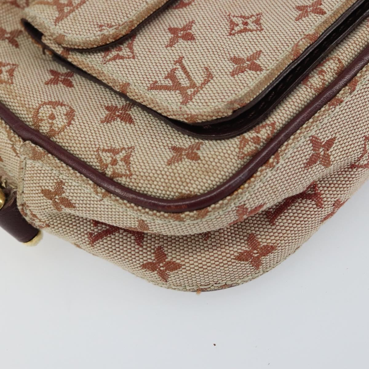 Louis Vuitton Juliette Mini Lin Red Canvas Shoulder Bag Bag (Pre-Owned)