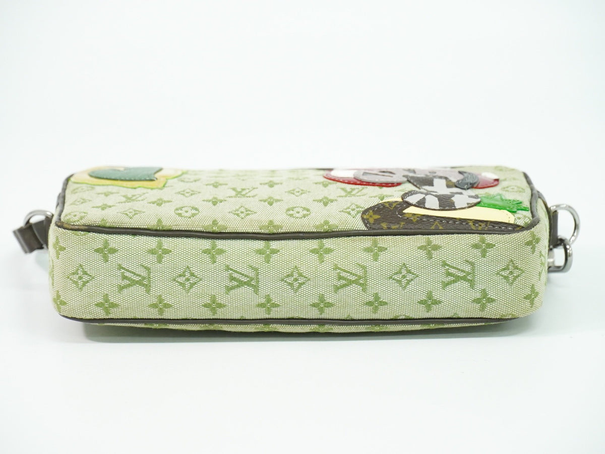 Louis Vuitton Conte De Fees Pochette Monogram Patchwork Khaki Canvas Shoulder Bag Bag (Pre-Owned)