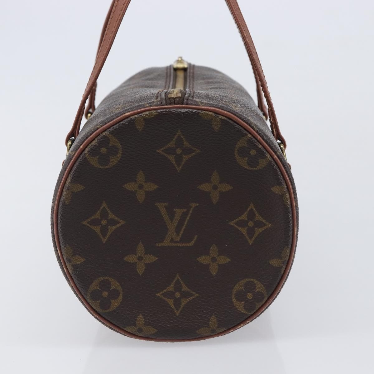 Louis Vuitton Papillon Monogram Canvas Brown Canvas Handbag (Pre-Owned)