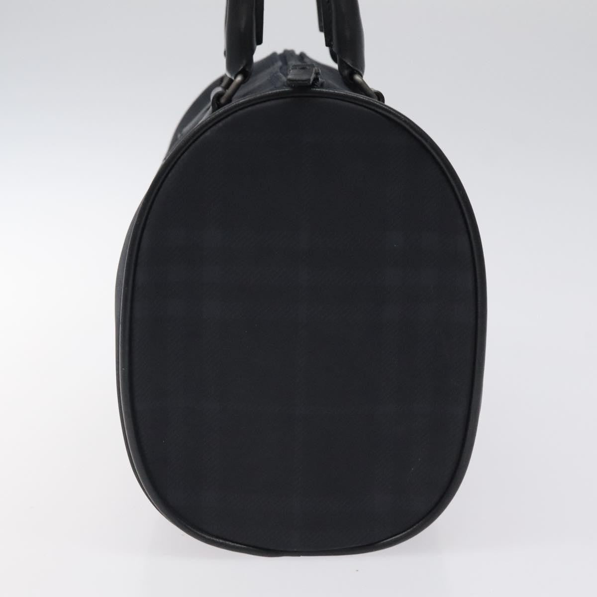 Burberry Nova Check Nova Check Canvas Navy Canvas Handbag (Pre-Owned)