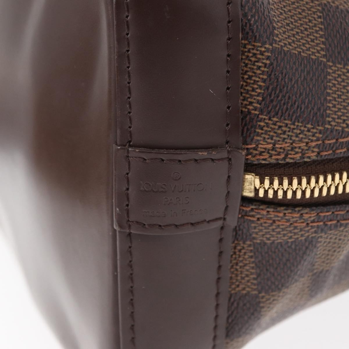 Louis Vuitton Alma Damier Brown Canvas Handbag (Pre-Owned)