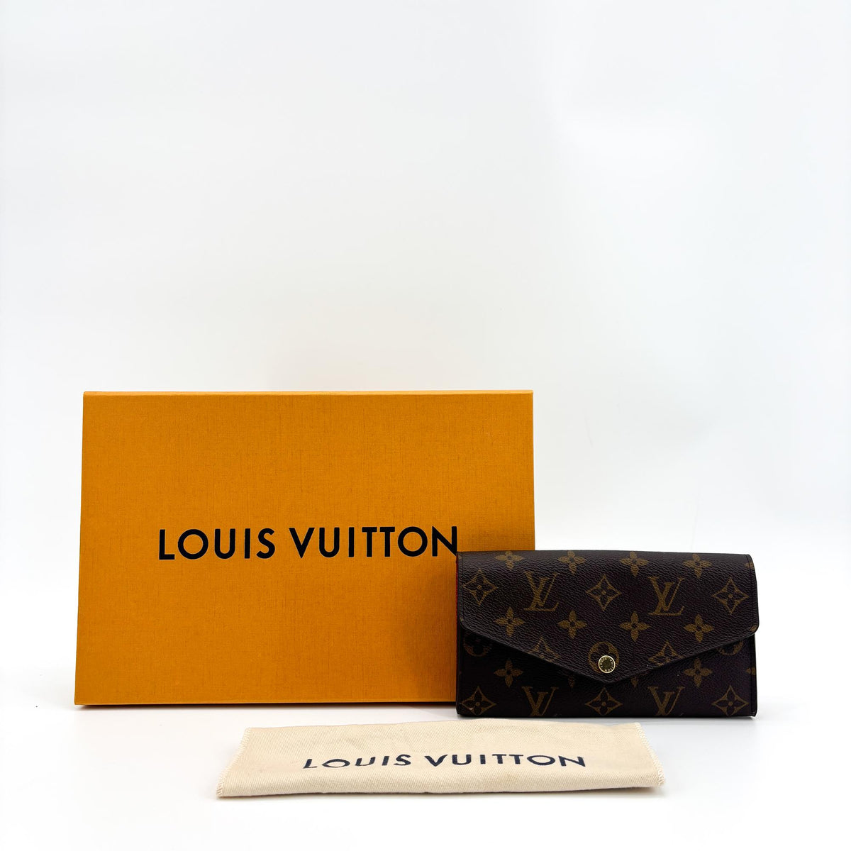 Louis Vuitton Jeanne Monogram Canvas Brown Canvas Wallets Accessory (Pre-Owned)