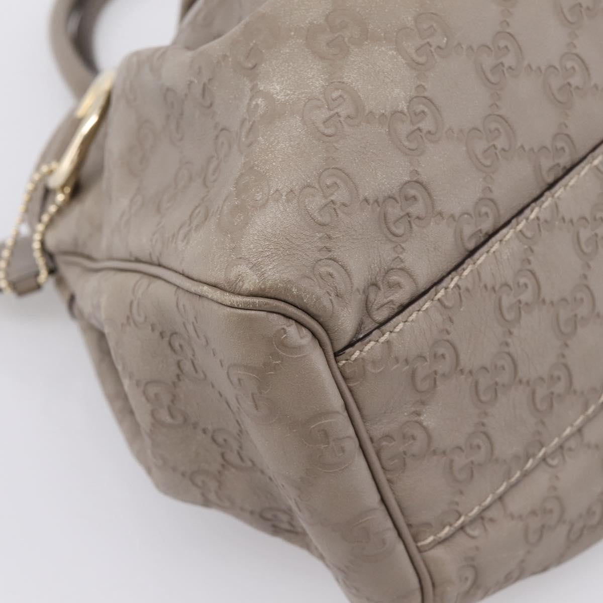 Gucci Sukey Guccissima Leather Gray Leather Tote Bag Bag (Pre-Owned)
