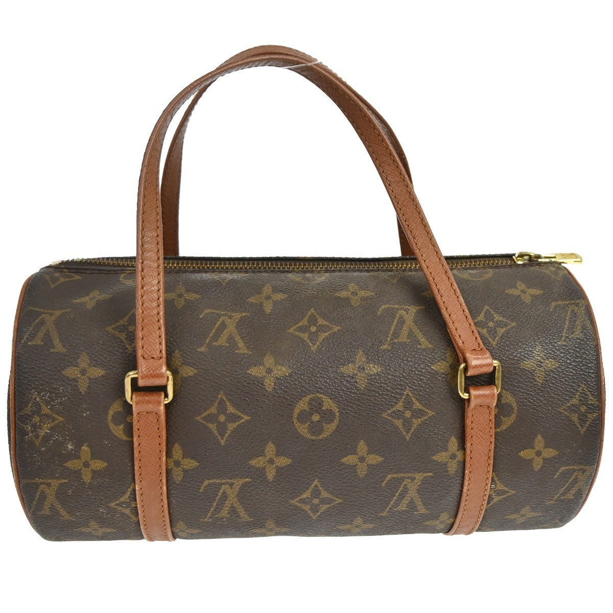 Louis Vuitton Papillon Monogram Brown Canvas Handbag (Pre-Owned)