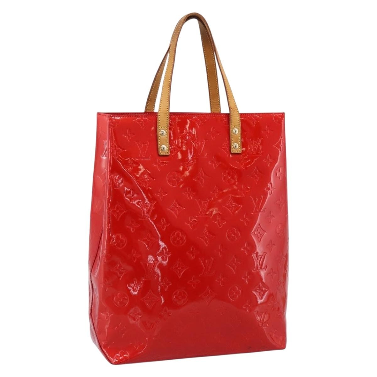 Louis Vuitton Reade Monogram Vernis Red Patent_Leather Handbag (Pre-Owned)