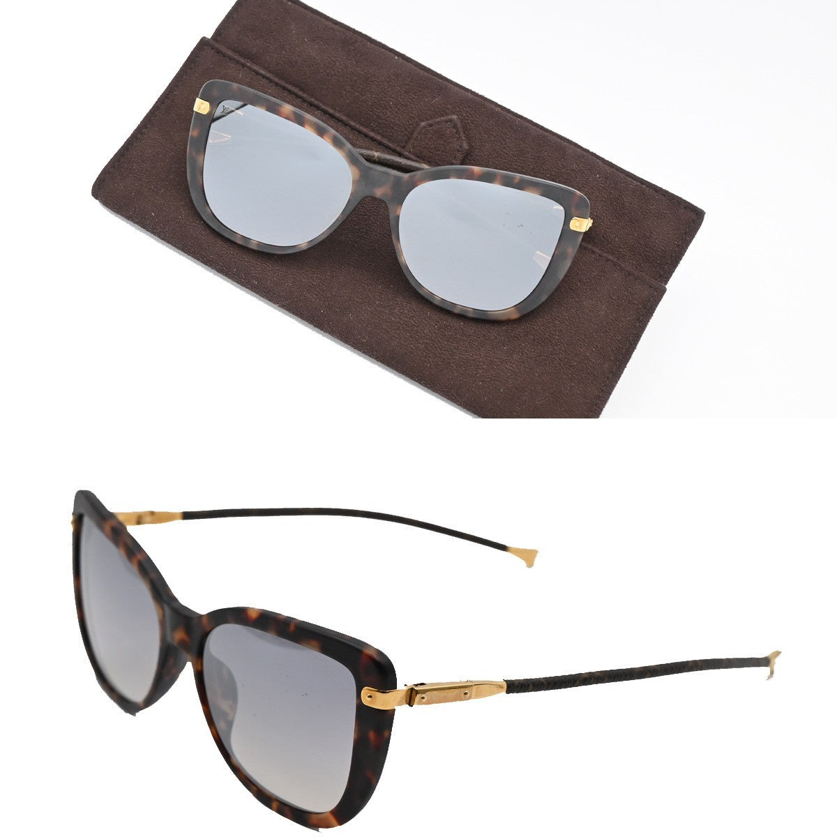 Louis Vuitton Charlotte Plastic Brown Plastic Sunglasse Accessory (Pre-Owned)