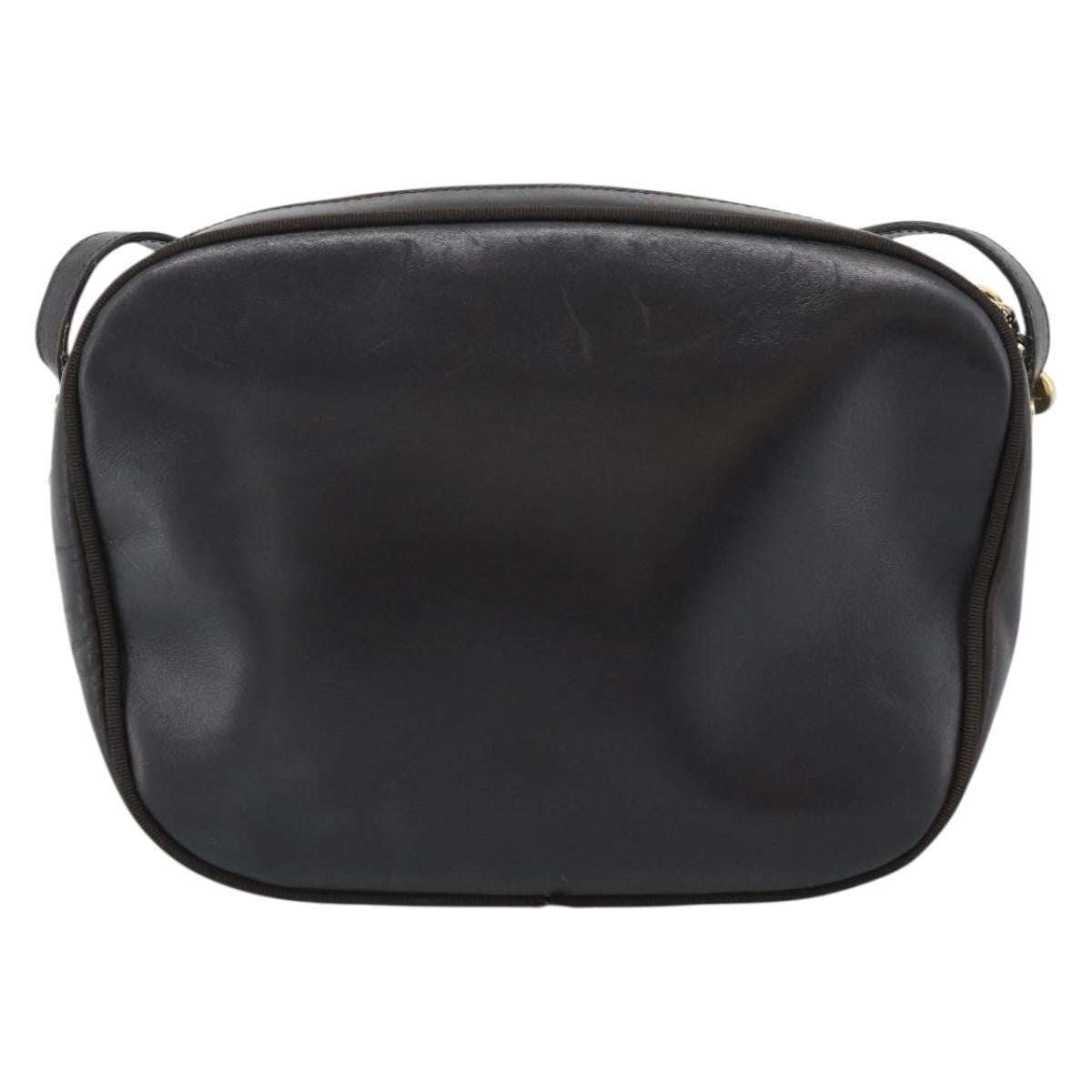 Salvatore Ferragamo Vala Leather Brown Leather Shoulder Bag Bag (Pre-Owned)