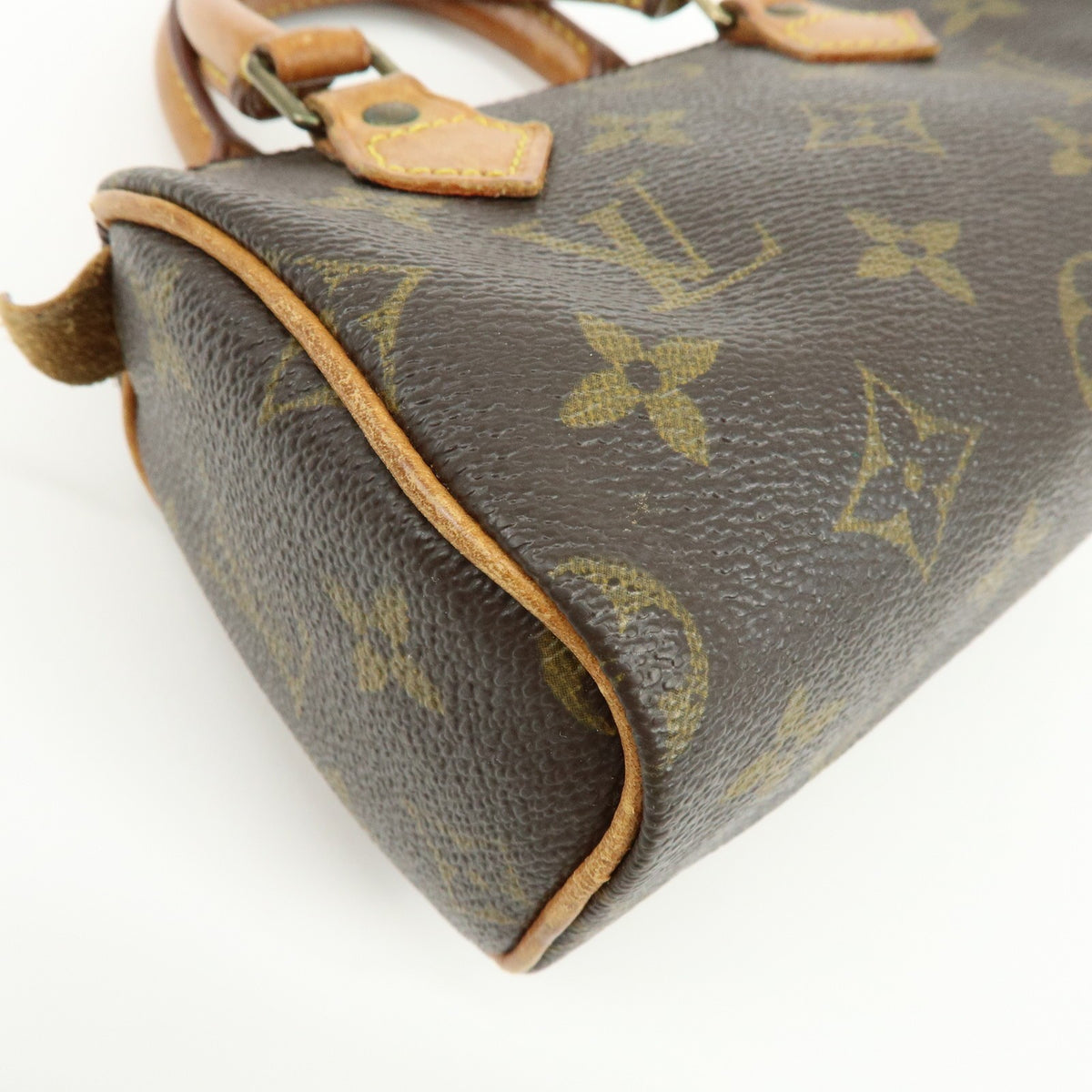 Louis Vuitton Speedy Mini Hl Monogram Canvas Brown Canvas Handbag (Pre-Owned)