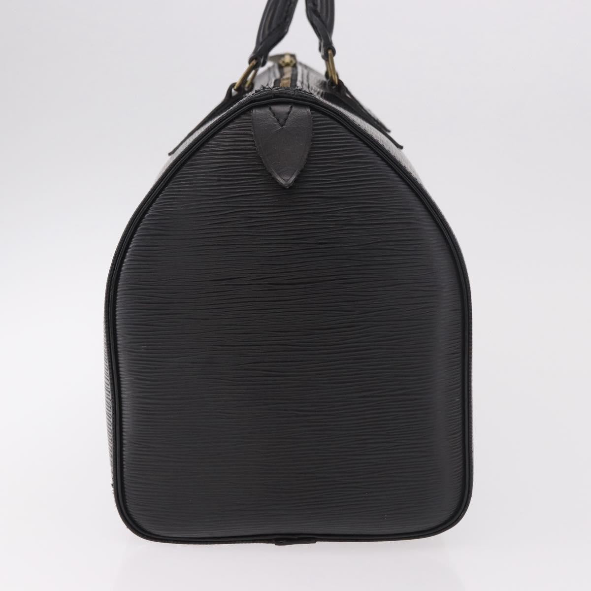 Louis Vuitton Speedy Epi Leather Black Leather Handbag (Pre-Owned)