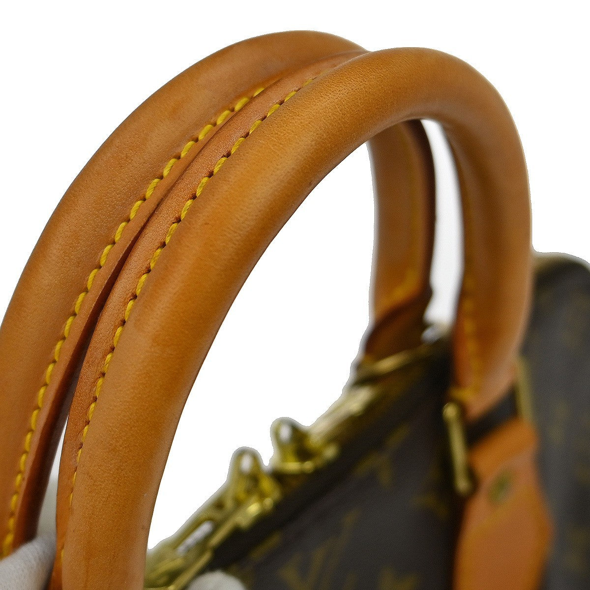 Louis Vuitton Alma Monogram Brown Canvas Handbag (Pre-Owned)