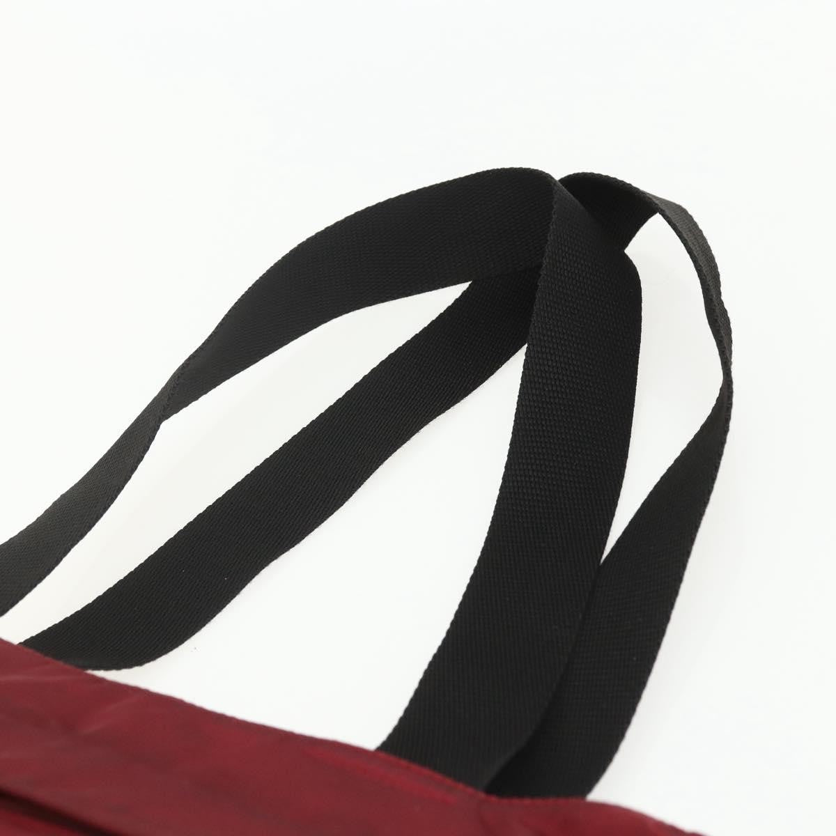 Prada Sport Nylon Red Nylon Tote Bag Bag (Pre-Owned)