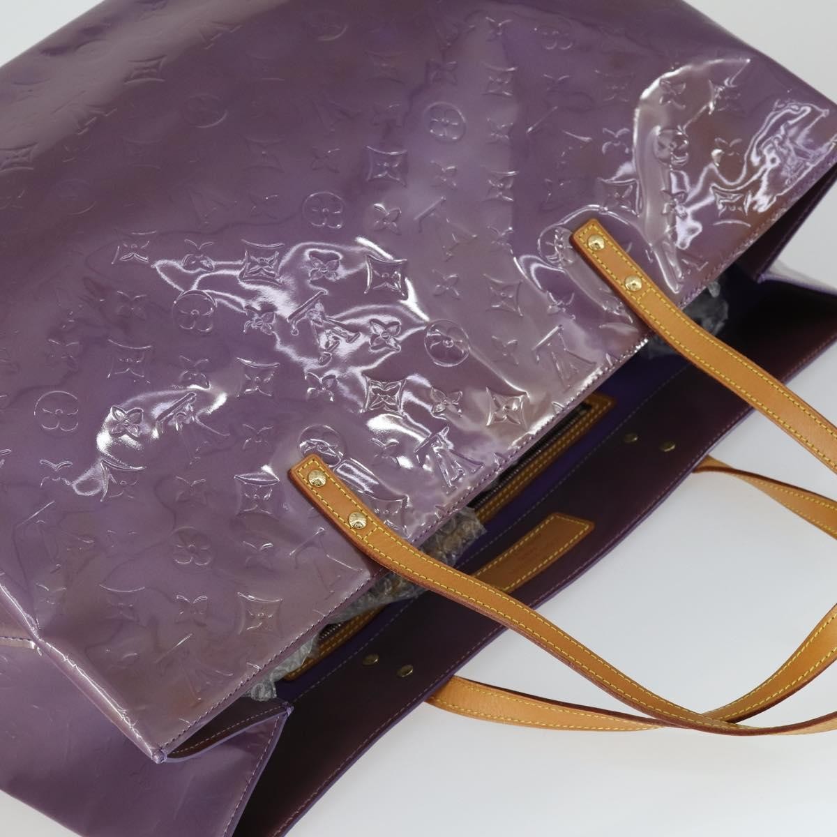 Louis Vuitton Reade Monogram Vernis Purple Patent_Leather Handbag (Pre-Owned)