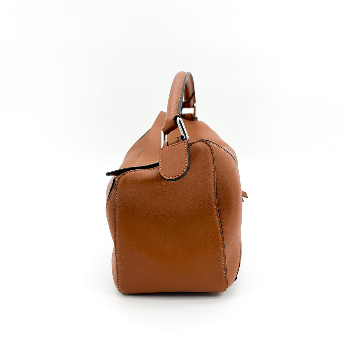 Loewe Puzzle Leather Brown Leather Handbag (Pre-Owned)