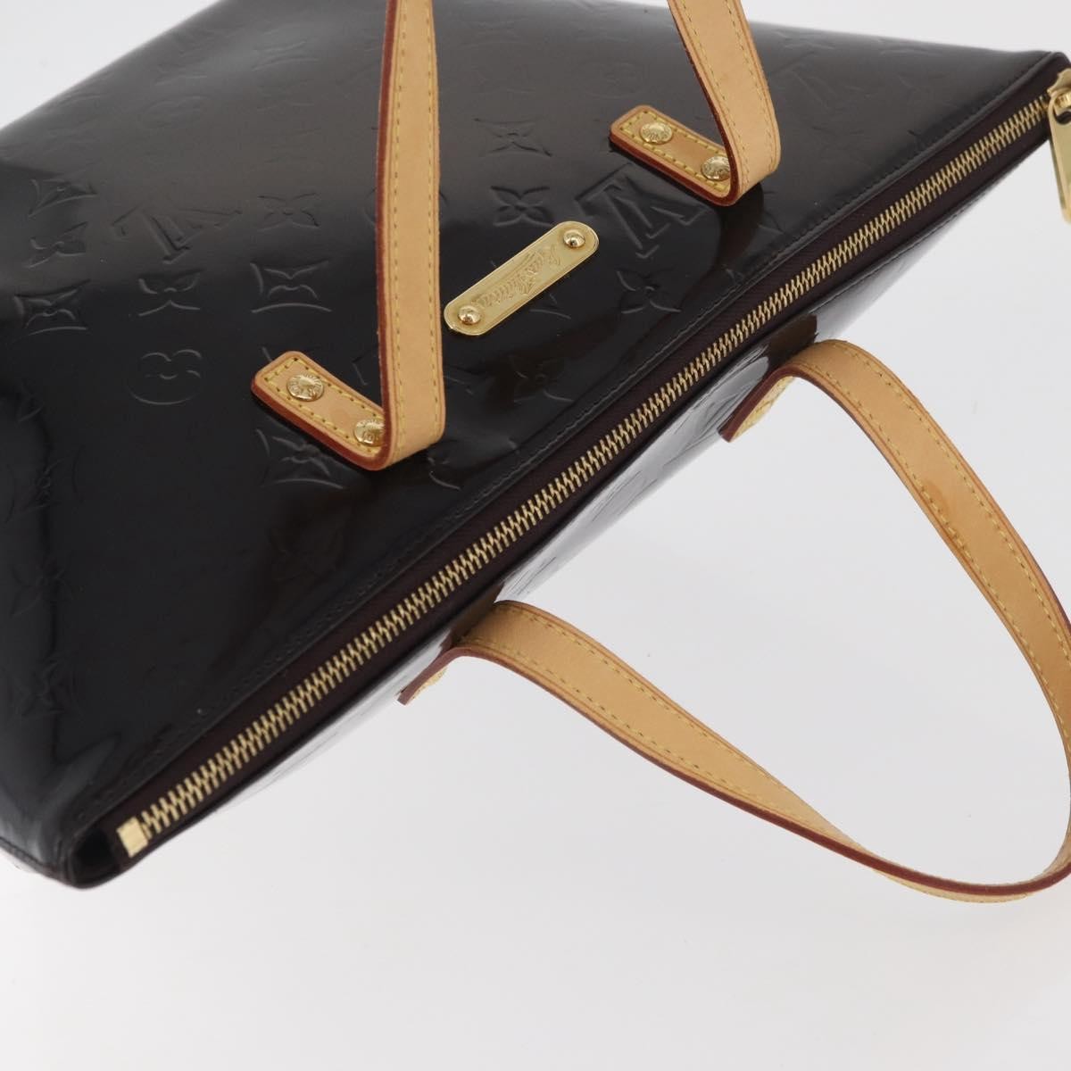 Louis Vuitton Bellevue Monogram Vernis Black Patent_Leather Tote Bag Bag (Pre-Owned)
