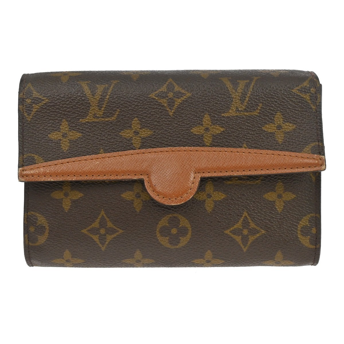 Louis Vuitton Pochette Arche Waist Monogram Canvas Brown Canvas Handbag (Pre-Owned)