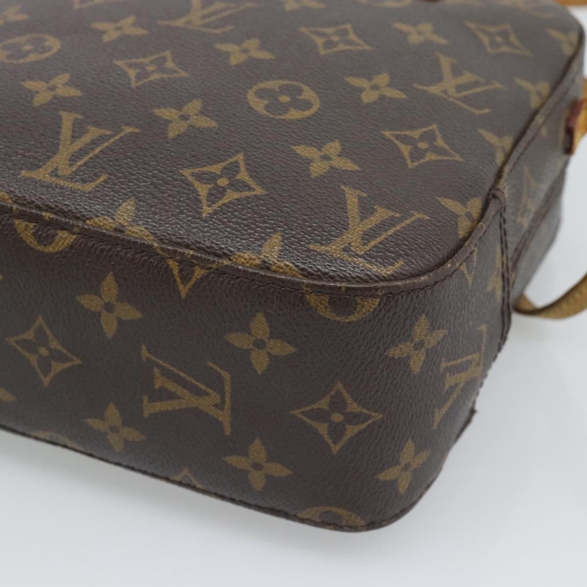 Louis Vuitton Spontini Monogram Canvas Brown Canvas Handbag (Pre-Owned)