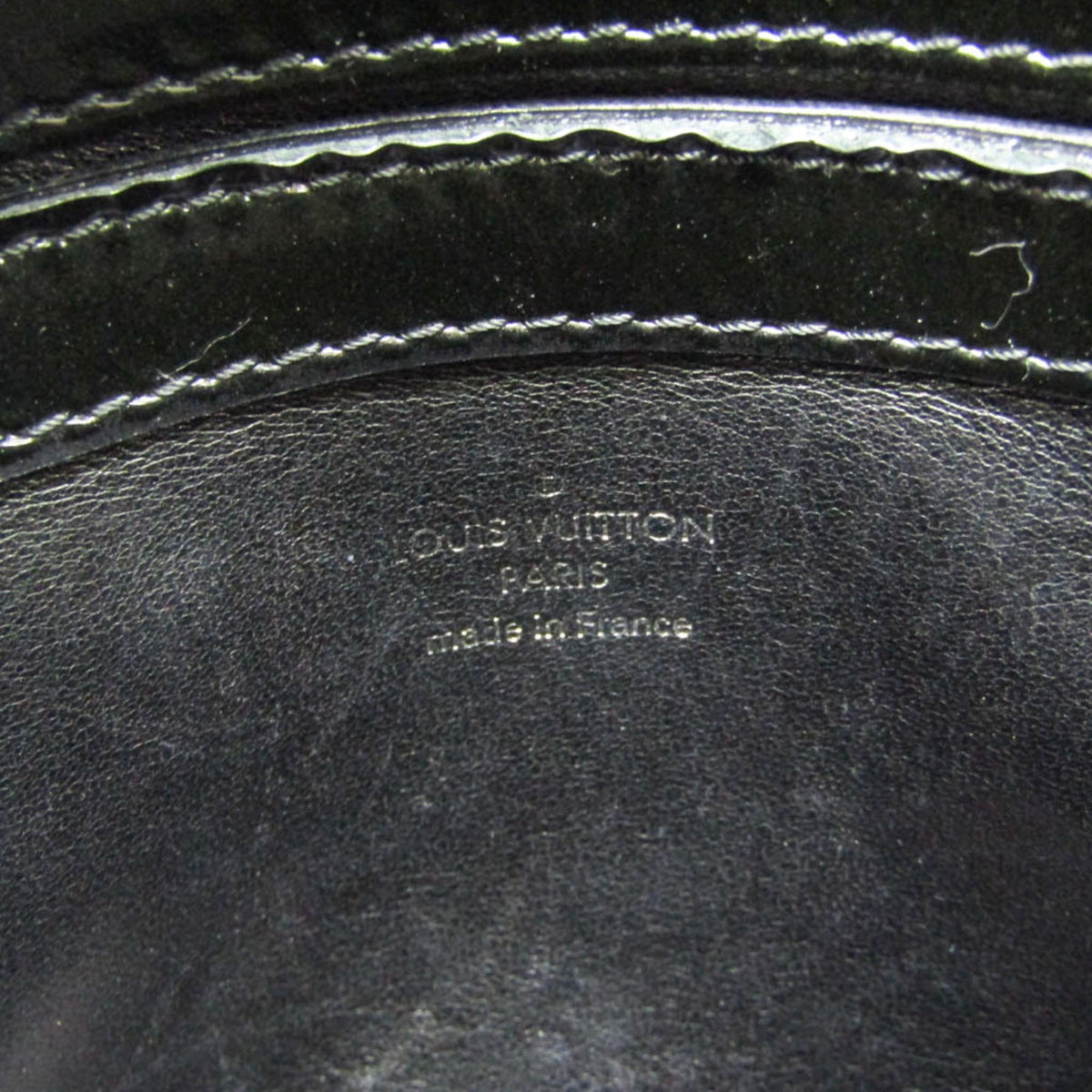 Louis Vuitton Fascination Lockit Patent Lambskin Black Patent_Leather Handbag (Pre-Owned)