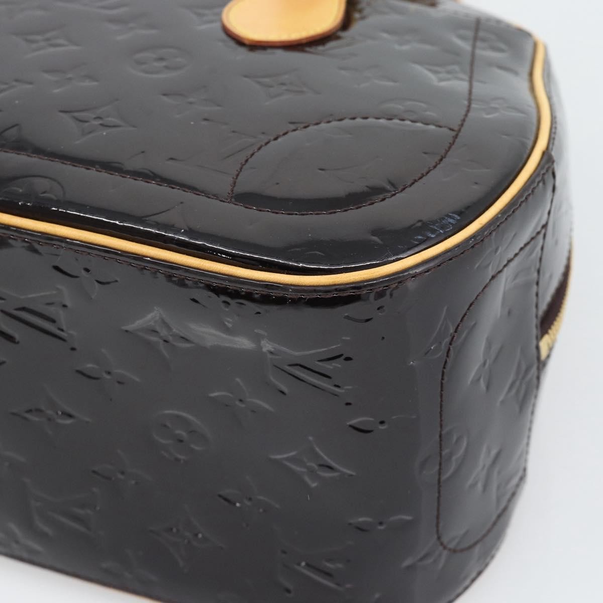 Louis Vuitton Summit Drive Monogram Vernis Black Patent_Leather Handbag (Pre-Owned)