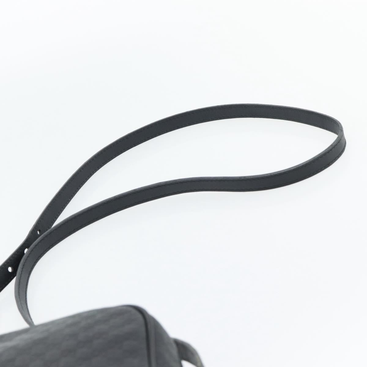 Gucci Bree Microguccissima Motif Gg Black Leather Shoulder Bag Bag (Pre-Owned)