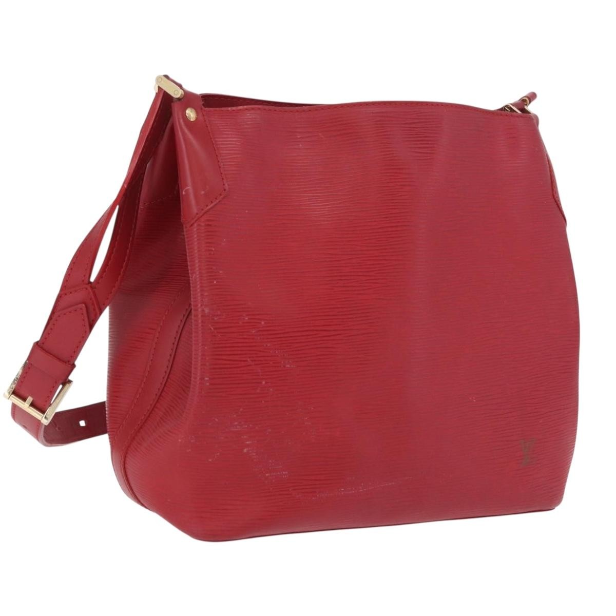 Louis Vuitton Mandara Epi Leather Red Leather Shoulder Bag Bag (Pre-Owned)