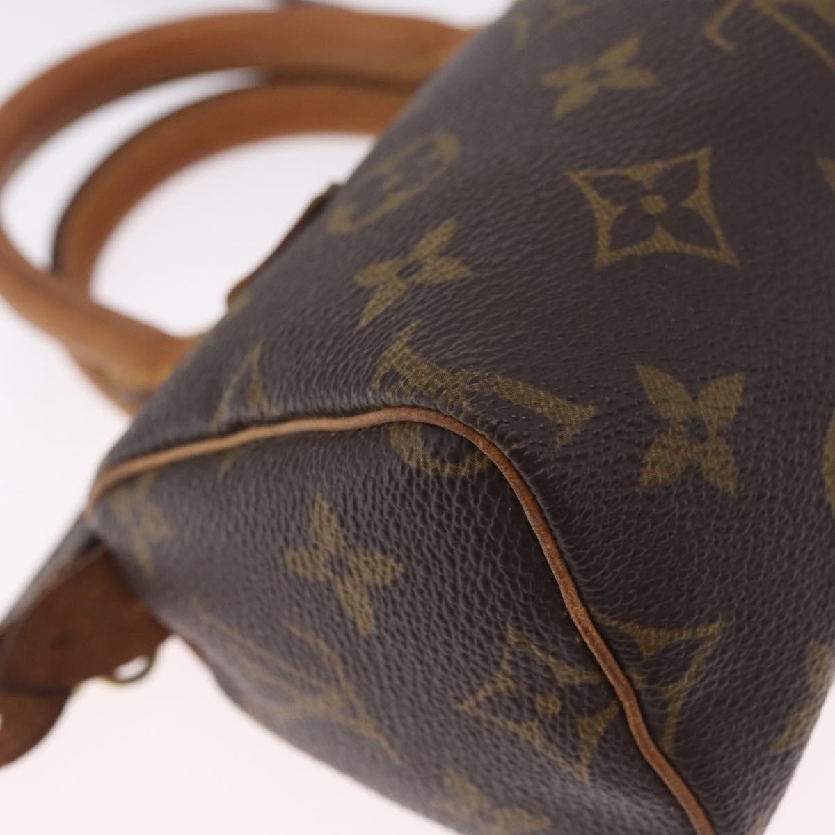 Louis Vuitton Speedy Mini Hl Monogram Canvas Brown Canvas Handbag (Pre-Owned)