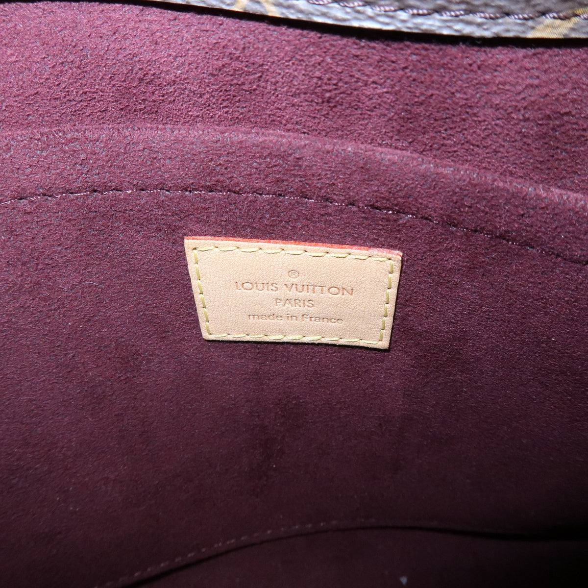 Louis Vuitton Montaigne Monogram Canvas Brown Canvas Handbag (Pre-Owned)