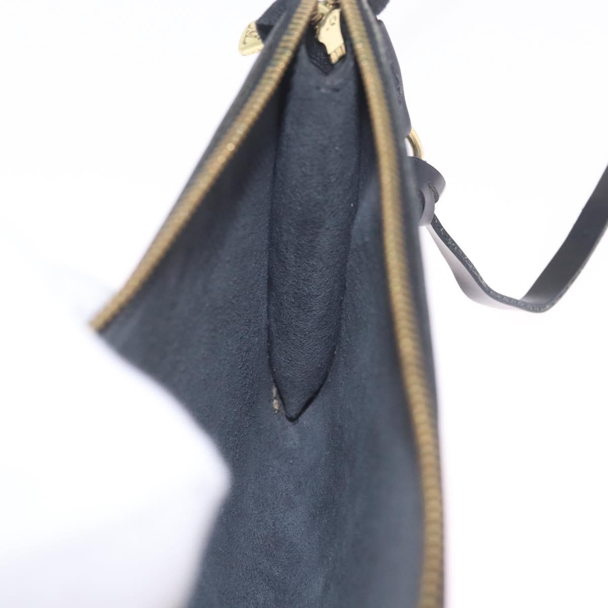 Louis Vuitton Pochette Accessoires Epi Leather Black Leather Clutche & Pouche Bag (Pre-Owned)